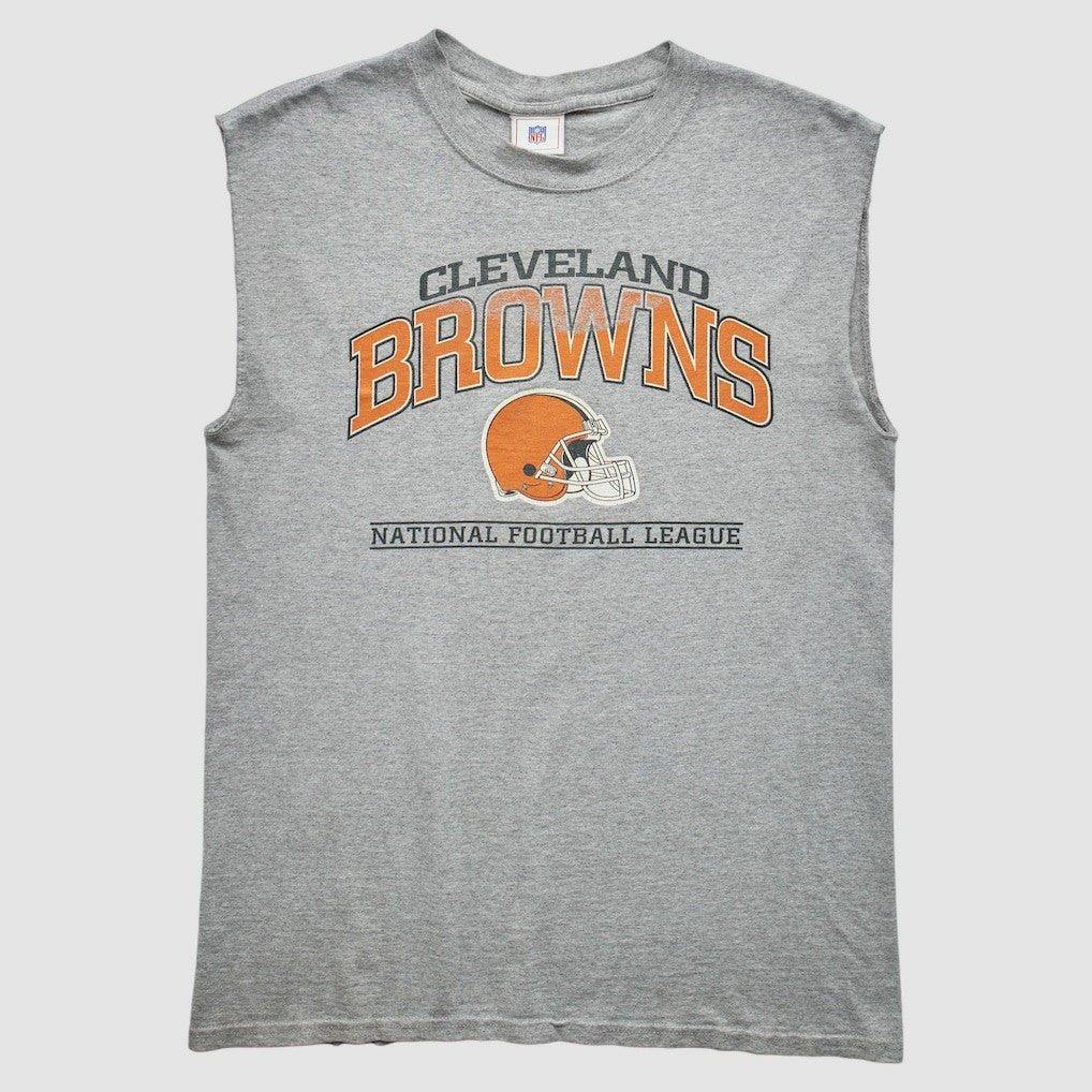 Cleveland Browns 2000s Tank - Heather Gray Vintage - Fanatics