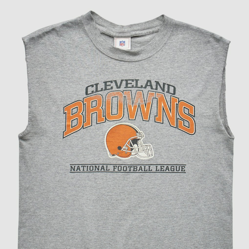 Cleveland Browns 2000s Tank - Heather Gray Vintage - Fanatics