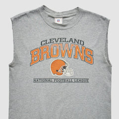 Cleveland Browns 2000s Tank - Heather Gray Vintage - Fanatics