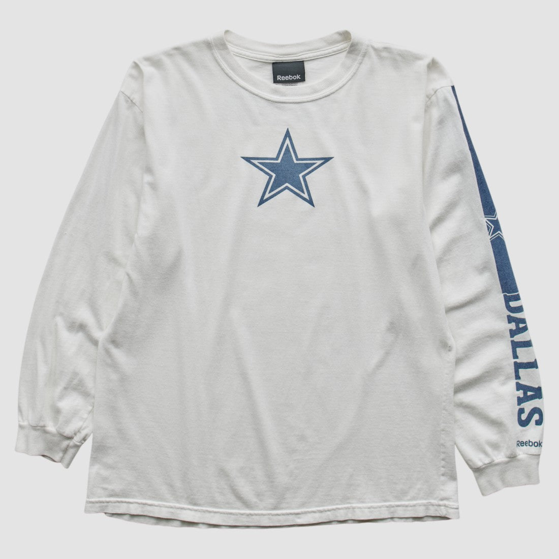 Dallas Cowboys Reebok 2010s Long Sleeve T-Shirt - White Vintage - Fanatics