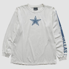 Dallas Cowboys Reebok 2010s Long Sleeve T-Shirt - White Vintage - Fanatics