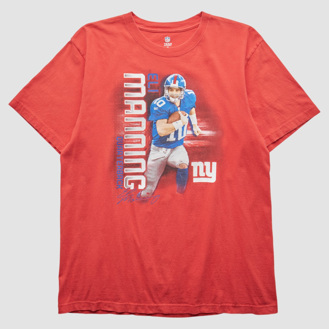 New York Giants NFL 2010s T-Shirt - Red Vintage - Fanatics