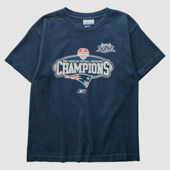 New England Patriots Reebok 2004 T-Shirt - Navy Vintage - Fanatics