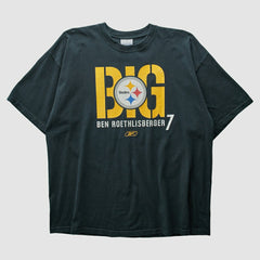 Pittsburgh Steelers Reebok 2000s T-Shirt - Black Vintage - Fanatics
