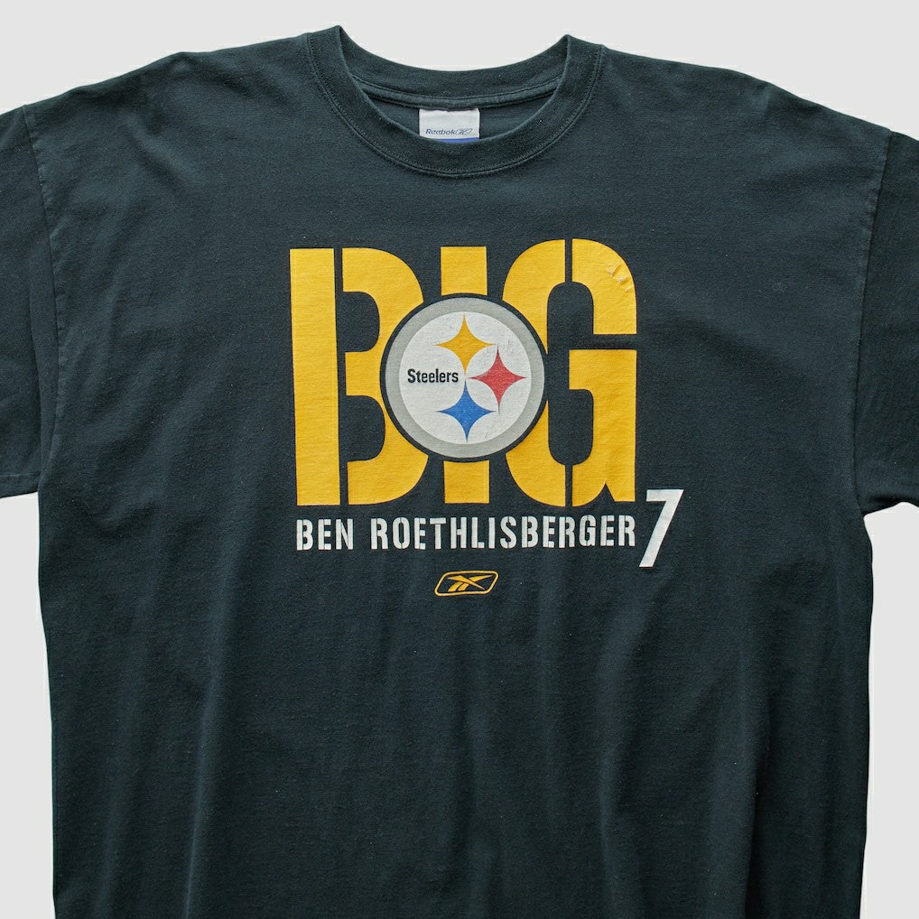 Pittsburgh Steelers Reebok 2000s T-Shirt - Black Vintage - Fanatics