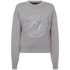New Jersey Devils Levelwear Women's Slate & Snow Sponge Tri-Blend Sweatshirt - Gray | NHL Clearance