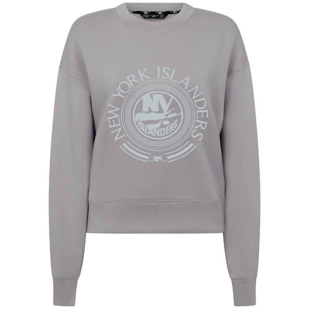 New York Islanders Levelwear Women's Slate & Snow Sponge Tri-Blend Sweatshirt - Gray | NHL sale