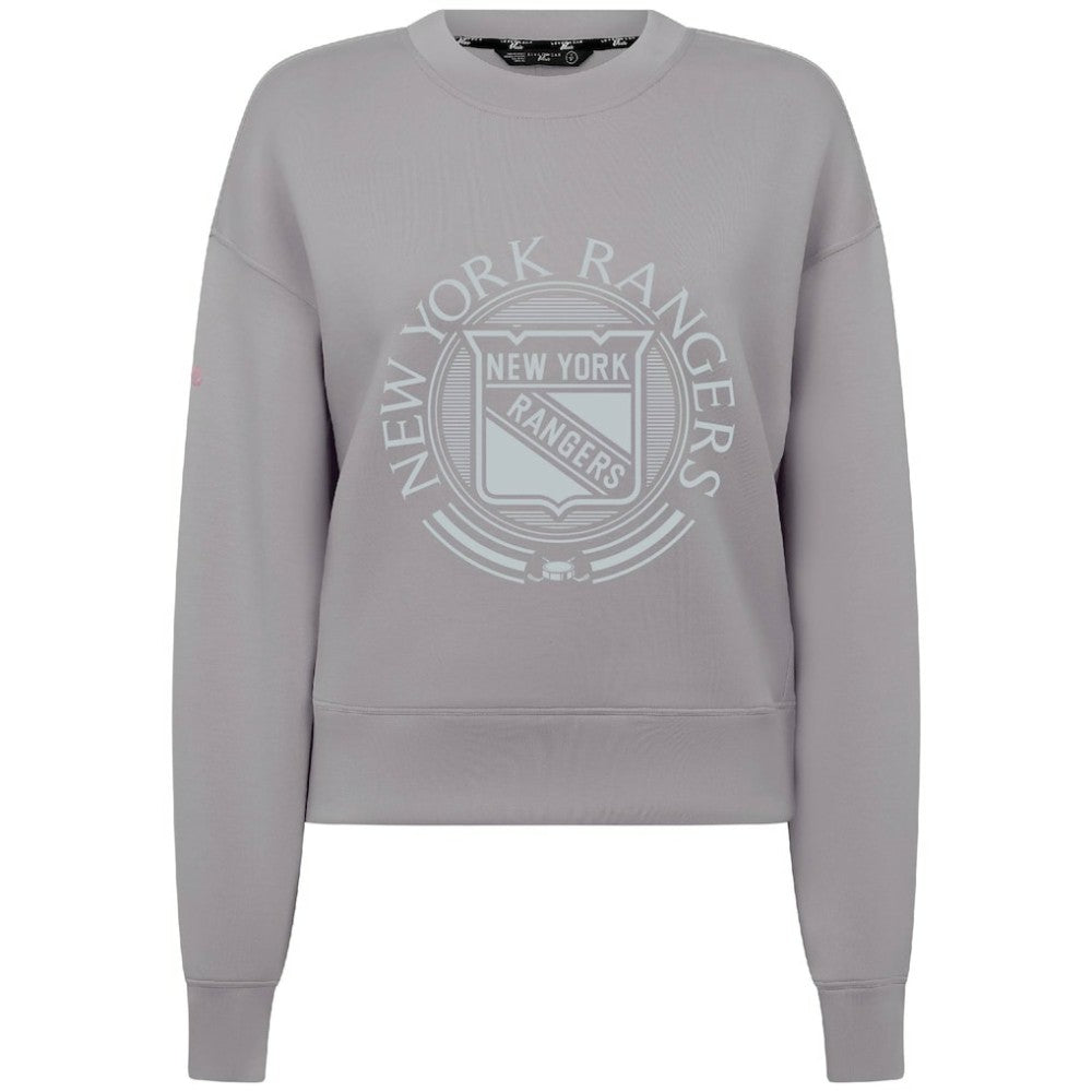 New York Rangers Levelwear Women's Slate & Snow Sponge Tri-Blend Sweatshirt - Gray | NHL on sale