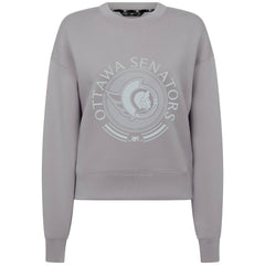 Ottawa Senators Levelwear Women's Slate & Snow Sponge Tri-Blend Sweatshirt - Gray | NHL online