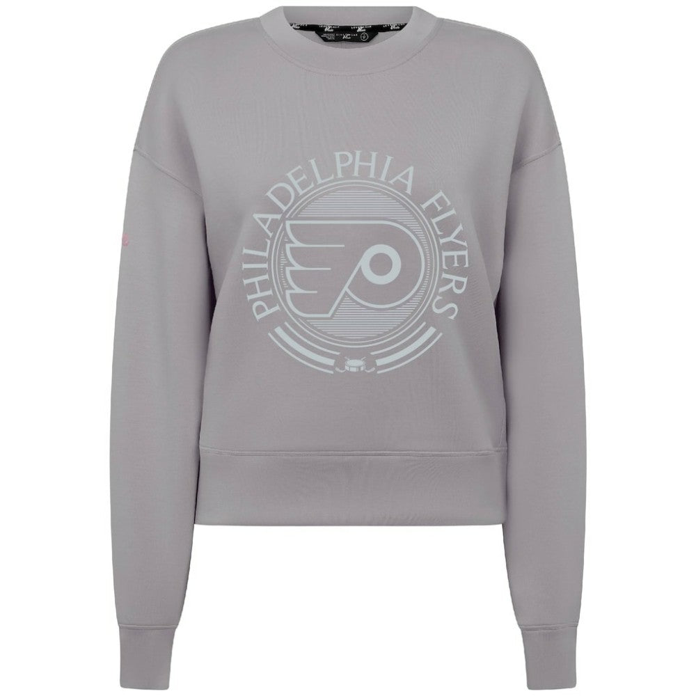 Philadelphia Flyers Levelwear Women's Slate & Snow Sponge Tri-Blend Sweatshirt - Gray | NHL on sale