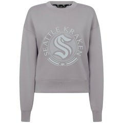 Seattle Kraken Levelwear Women's Slate & Snow Sponge Tri-Blend Sweatshirt - Gray | NHL sale