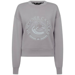 Vancouver Canucks Levelwear Women's Slate & Snow Sponge Tri-Blend Sweatshirt - Gray | NHL sale