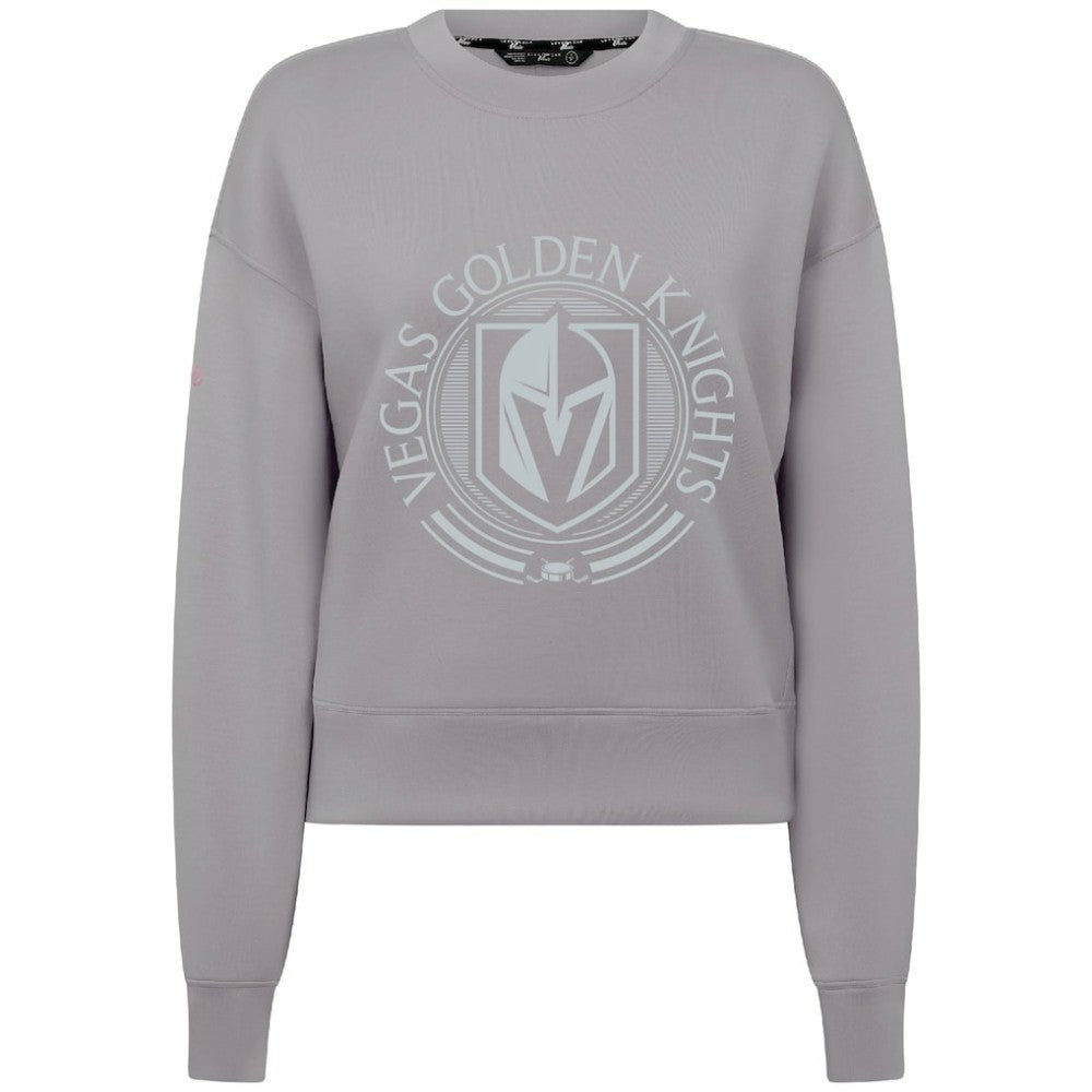Vegas Golden Knights Levelwear Women's Slate & Snow Sponge Tri-Blend Sweatshirt - Gray | NHL near me