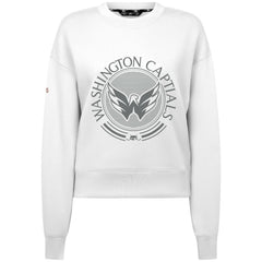 Washington Capitals Levelwear Women's Slate & Snow Sponge Tri-Blend Sweatshirt - White | NHL on sale