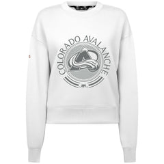Colorado Avalanche Levelwear Women's Slate & Snow Sponge Tri-Blend Sweatshirt - White | NHL online