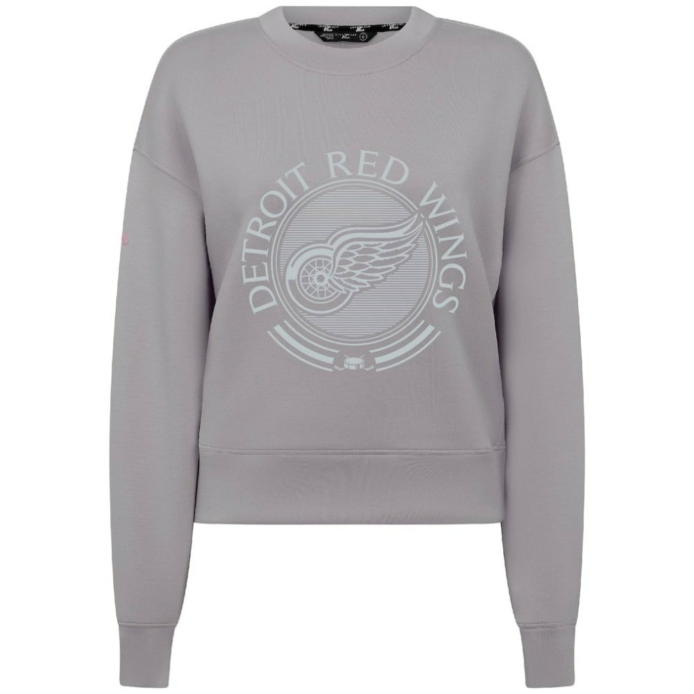 Detroit Red Wings Levelwear Women's Slate & Snow Sponge Tri-Blend Sweatshirt - Gray | NHL sale