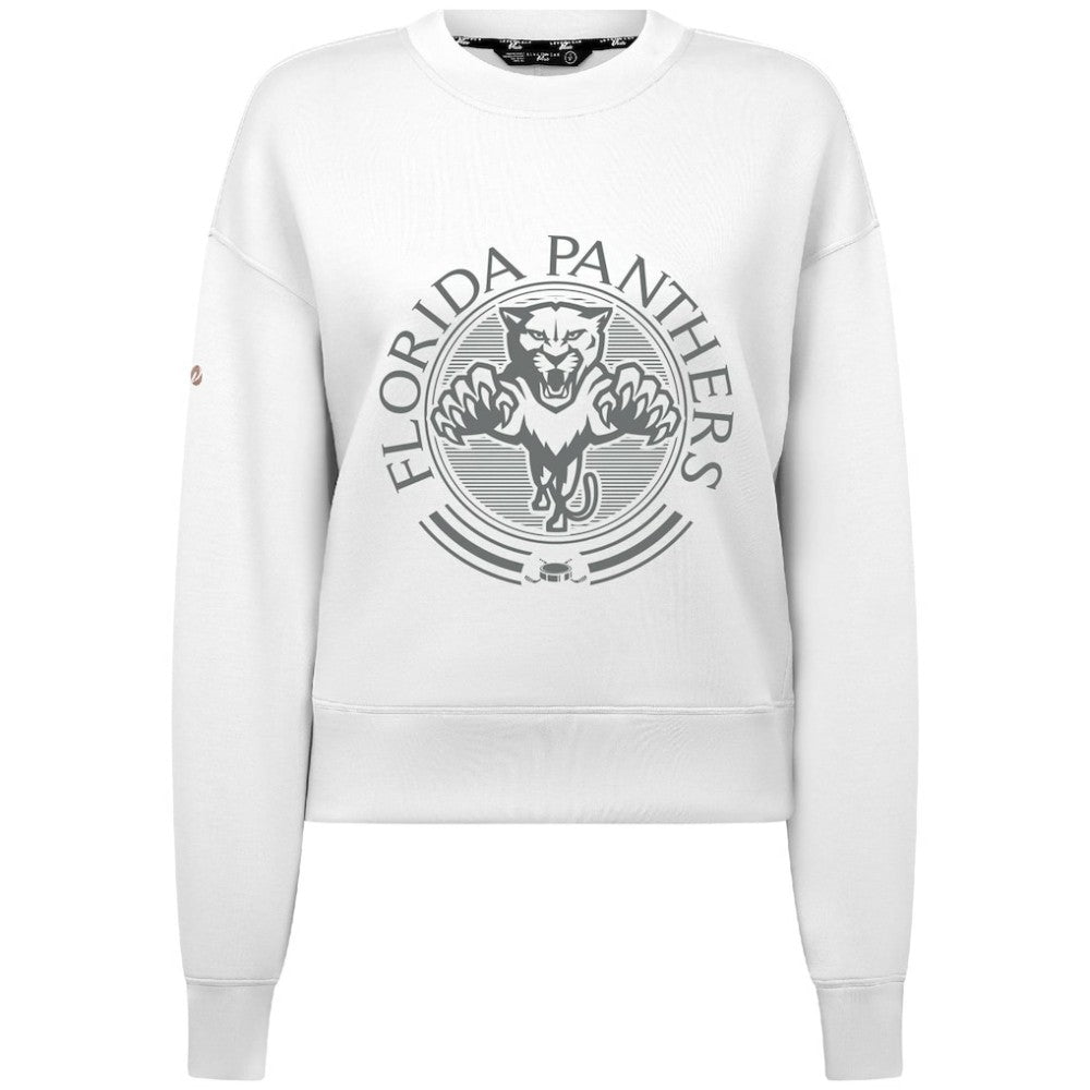 Florida Panthers Levelwear Women's Slate & Snow Sponge Tri-Blend Sweatshirt - White | NHL sale