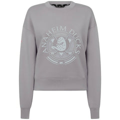 Anaheim Ducks Levelwear Women's Slate & Snow Sponge Tri-Blend Sweatshirt - Gray | NHL online