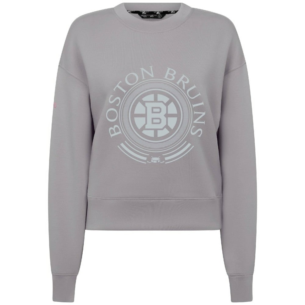 Boston Bruins Levelwear Women's Slate & Snow Sponge Tri-Blend Sweatshirt - Gray | NHL sale