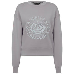 Los Angeles Kings Levelwear Women's Slate & Snow Sponge Tri-Blend Sweatshirt - Gray | NHL Lifestyle