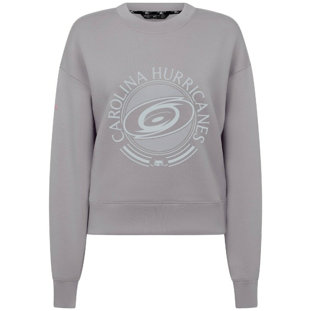 Carolina Hurricanes Levelwear Women's Slate & Snow Sponge Tri-Blend Sweatshirt - Gray | NHL online