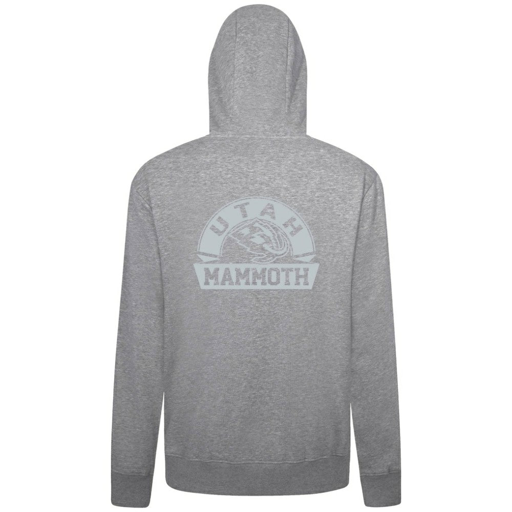 Utah Mammoth Levelwear Podium Chenille Logo Full-Zip Hoodie - Gray | NHL on sale