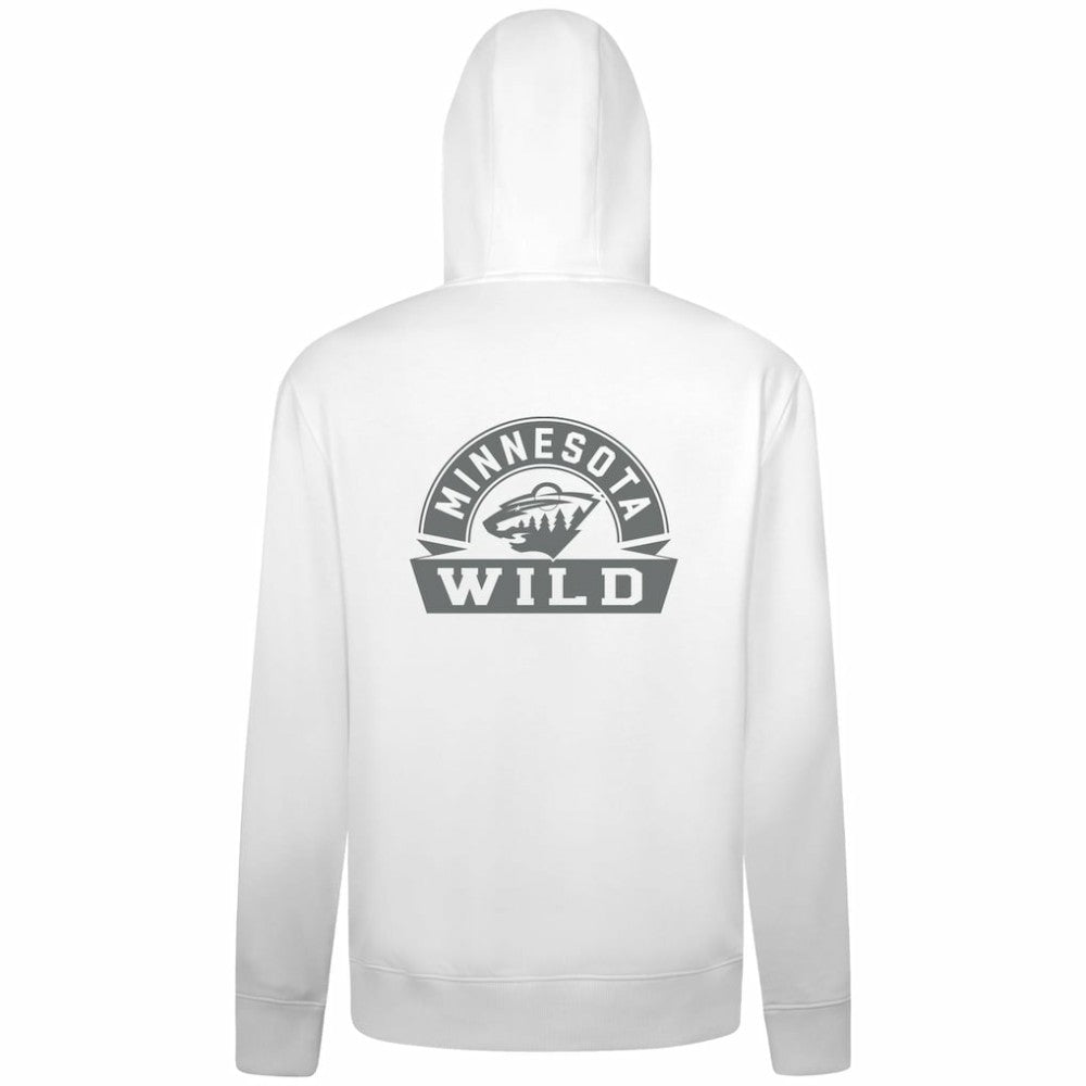 Minnesota Wild Levelwear Podium Chenille Logo Full-Zip Hoodie - White | NHL sale