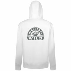 Minnesota Wild Levelwear Podium Chenille Logo Full-Zip Hoodie - White | NHL sale