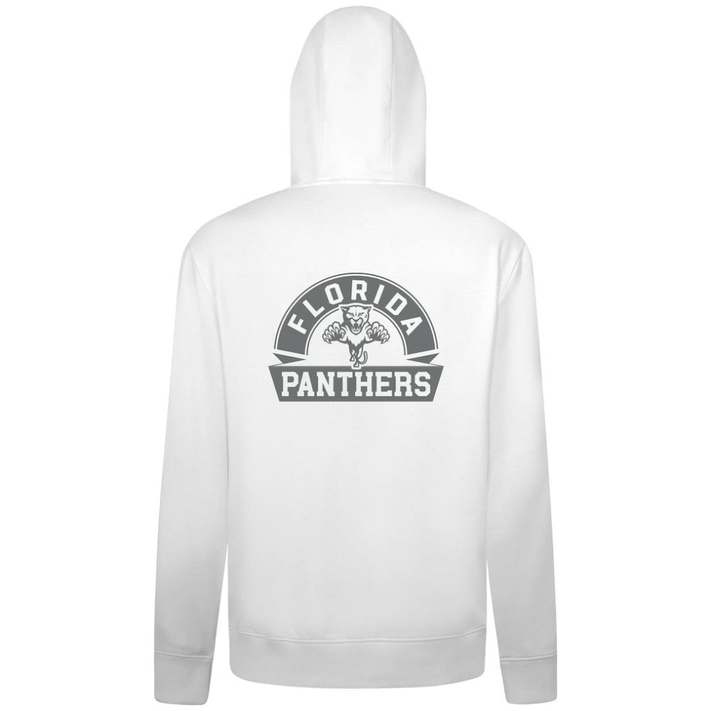 Florida Panthers Levelwear Podium Chenille Logo Full-Zip Hoodie - White | NHL Lifestyle