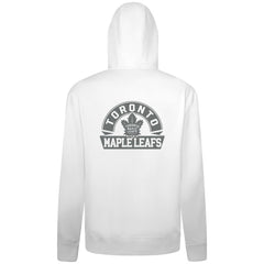 Toronto Maple Leafs Levelwear Podium Chenille Logo Full-Zip Hoodie - White | NHL Clearance