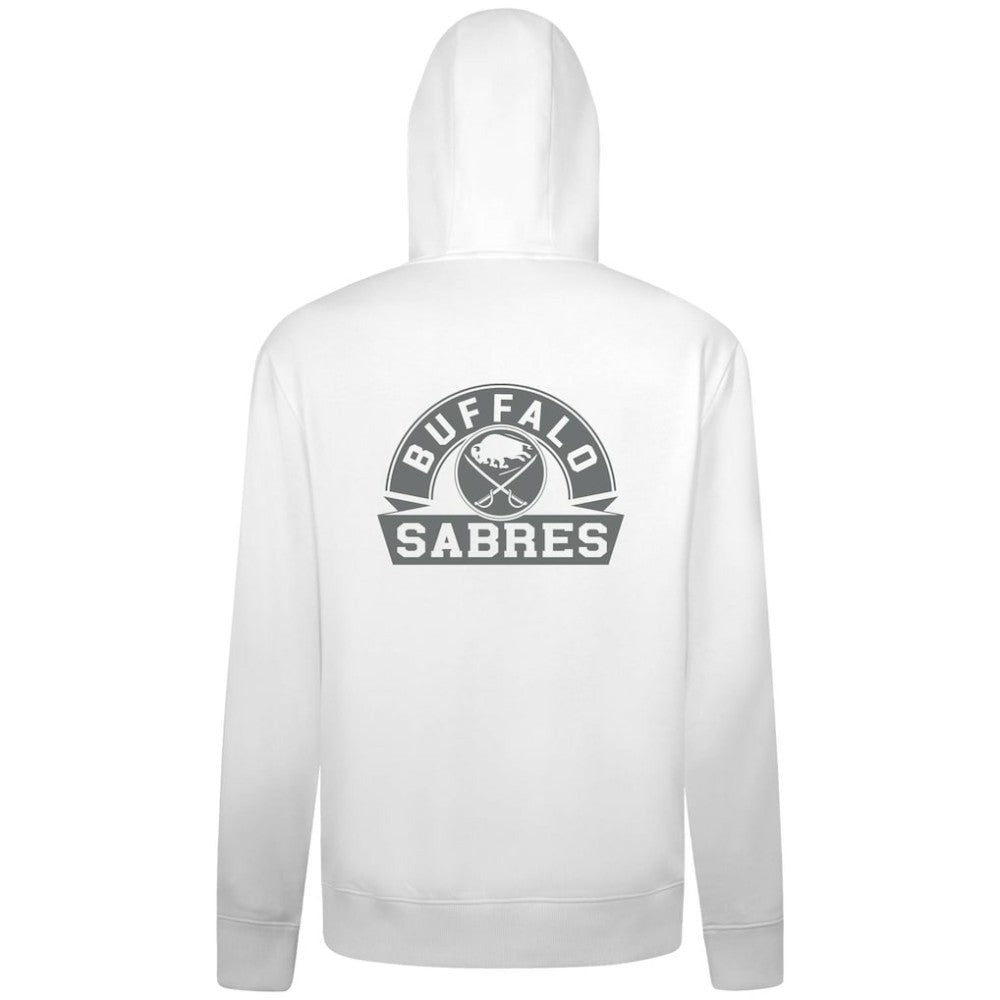 Buffalo Sabres Levelwear Podium Chenille Logo Full-Zip Hoodie - White | NHL near me