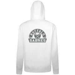 Buffalo Sabres Levelwear Podium Chenille Logo Full-Zip Hoodie - White | NHL near me