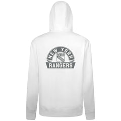 New York Rangers Levelwear Podium Chenille Logo Full-Zip Hoodie - White | NHL near me