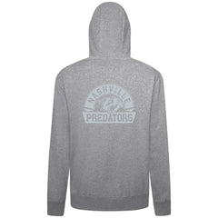 Nashville Predators Levelwear Podium Banner Arch Full-Zip Hoodie - Gray | NHL discount