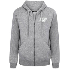 Los Angeles Kings Levelwear Podium Banner Arch Full-Zip Hoodie - Gray | NHL Clearance