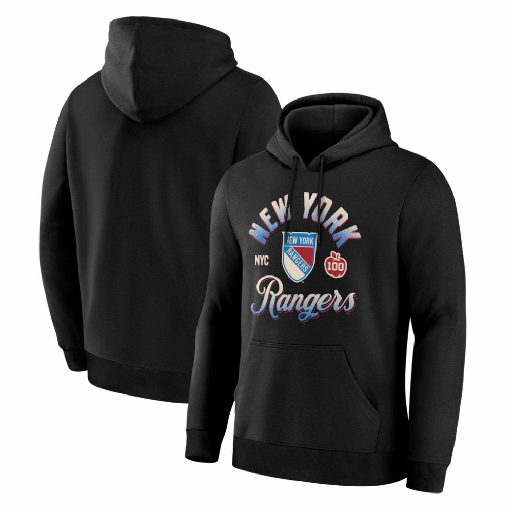 New York Rangers Fanatics Legacy Hoodie - Black | Fanatics Lifestyle
