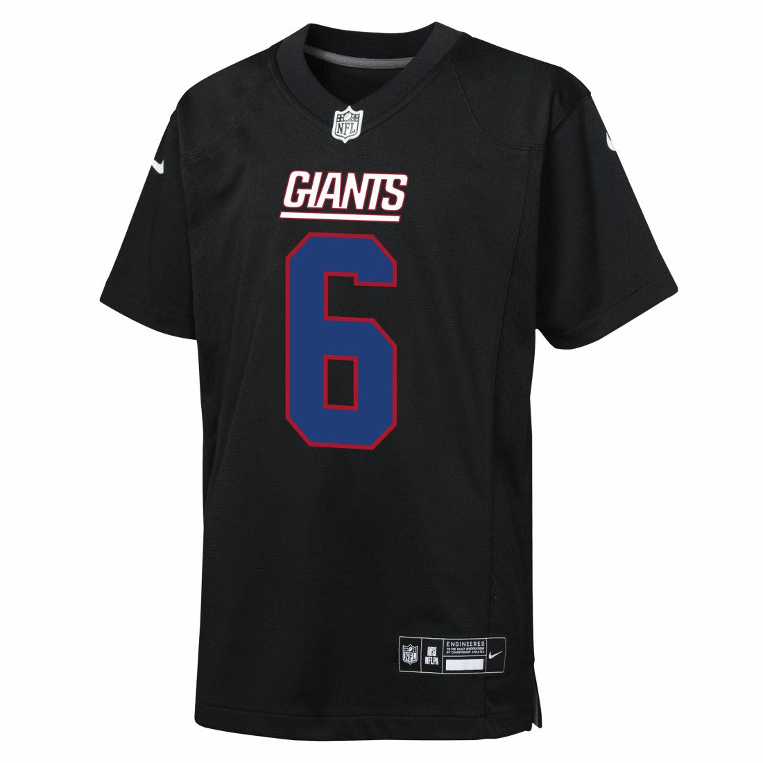 Jaxson Dart New York Giants Youth Fashion Game Jersey - Carbon Black - Nike