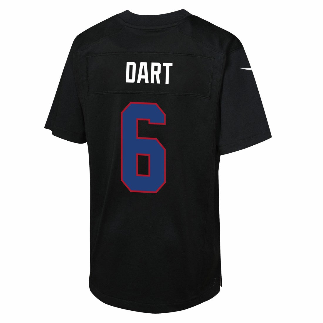 Jaxson Dart New York Giants Youth Fashion Game Jersey - Carbon Black - Nike