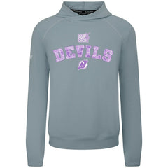 New Jersey Devils Levelwear Hockey Fights Cancer Mandate Tri-Blend Hoodie - Gray | NHL sale