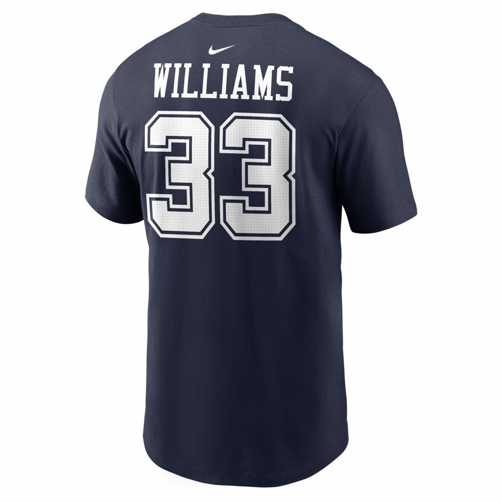 Javonte Williams Dallas Cowboys Name & Number T-Shirt - Navy - Nike