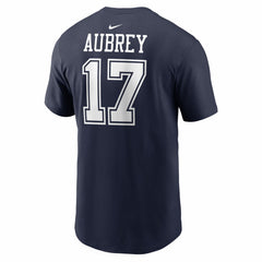 Brandon Aubrey Dallas Cowboys Name & Number T-Shirt - Navy - Nike