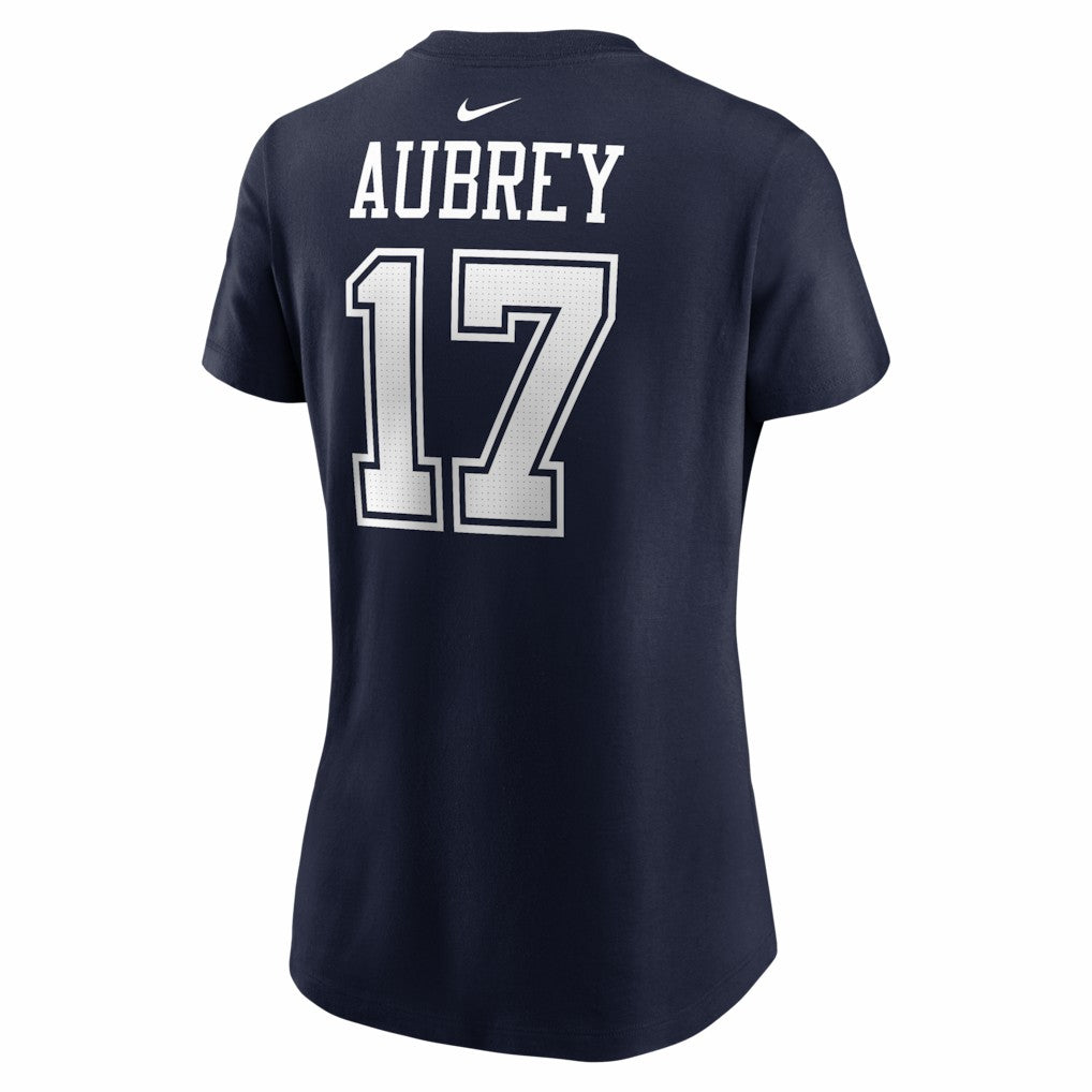 Brandon Aubrey Dallas Cowboys Women's Player Name & Number T-Shirt - Navy - Nike