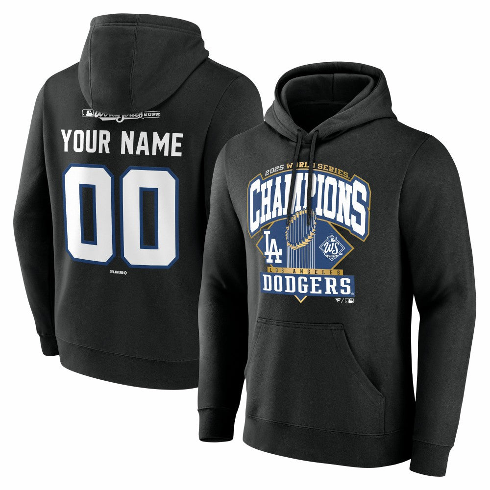 Los Angeles Dodgers 2025 World Series Champions Custom Name & Number Hoodie Near Me