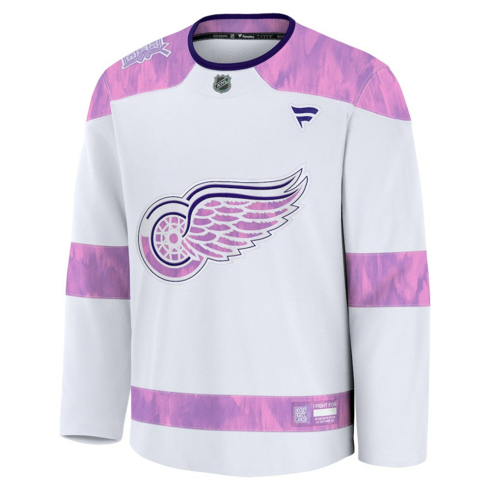 Detroit Red Wings Fanatics Hockey Fights Cancer Survivor Practice Jersey - White | Fanatics near me