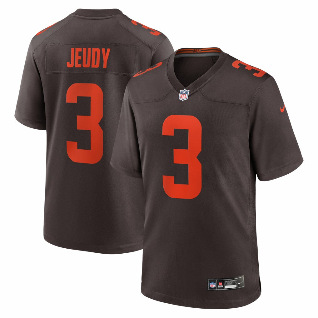 Jerry Jeudy Cleveland Browns Alpha Dawg Game Jersey - Brown - Nike