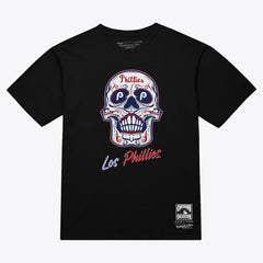 Philadelphia Phillies Mitchell & Ness Women's Sugar Skull Boxy T-Shirt Online