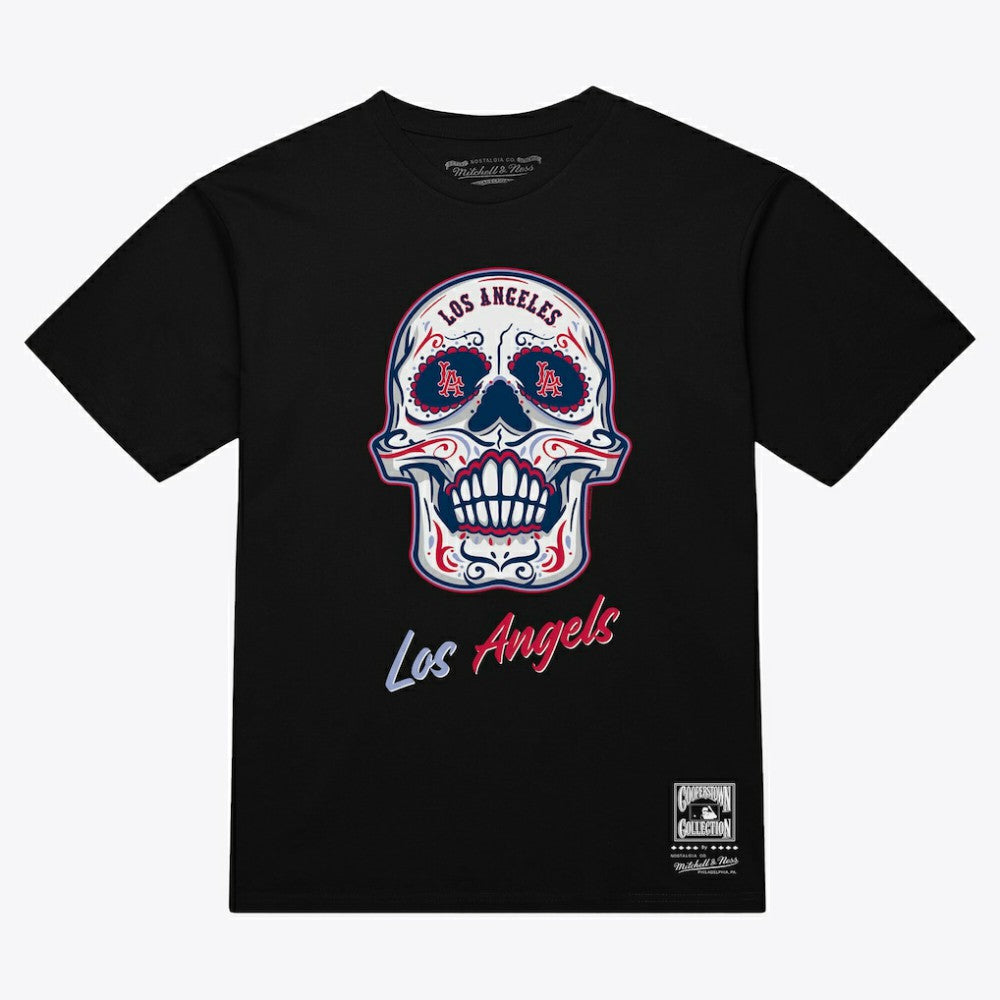 Los Angeles Angels Mitchell & Ness Women's Sugar Skull Boxy T-Shirt Outlet
