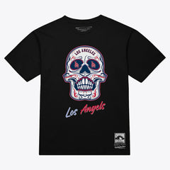 Los Angeles Angels Mitchell & Ness Women's Sugar Skull Boxy T-Shirt Outlet