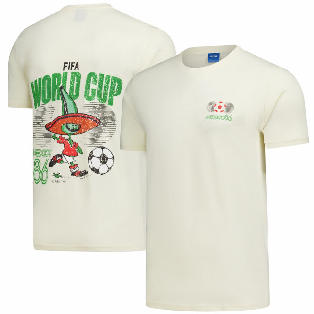 Mexico National Team Peace Collective Unisex FIFA World Cup Mexico 1986 Heavyweight T-Shirt Cream