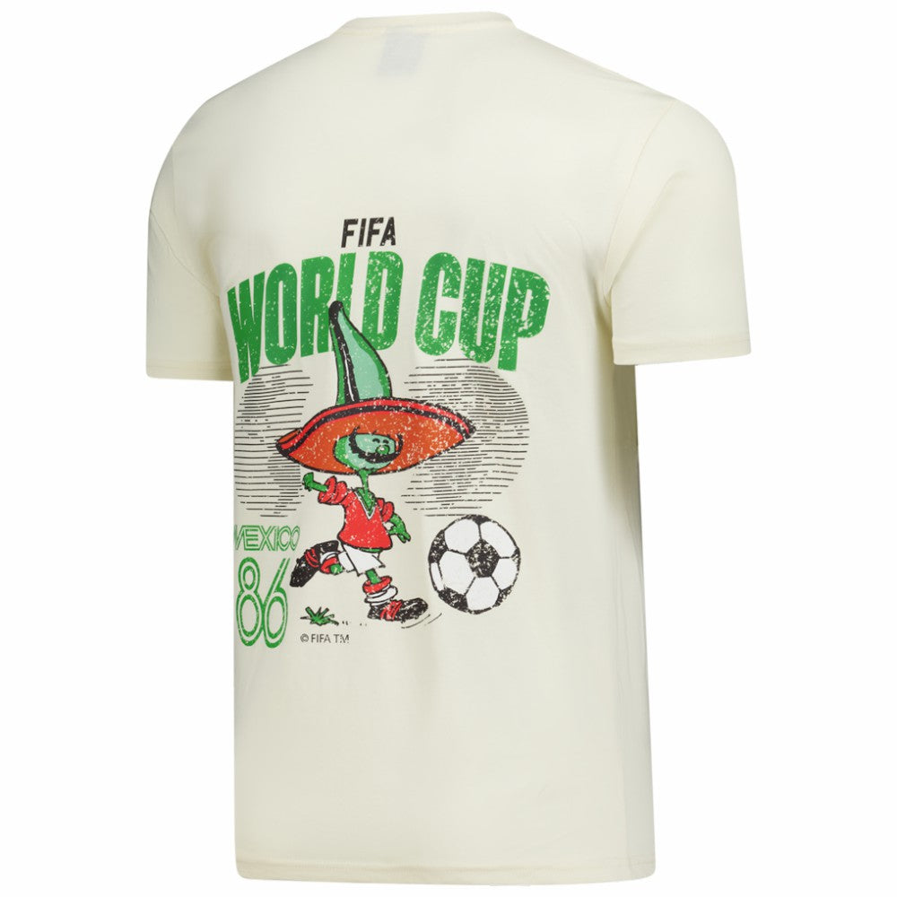 Mexico National Team Peace Collective Unisex FIFA World Cup Mexico 1986 Heavyweight T-Shirt Cream